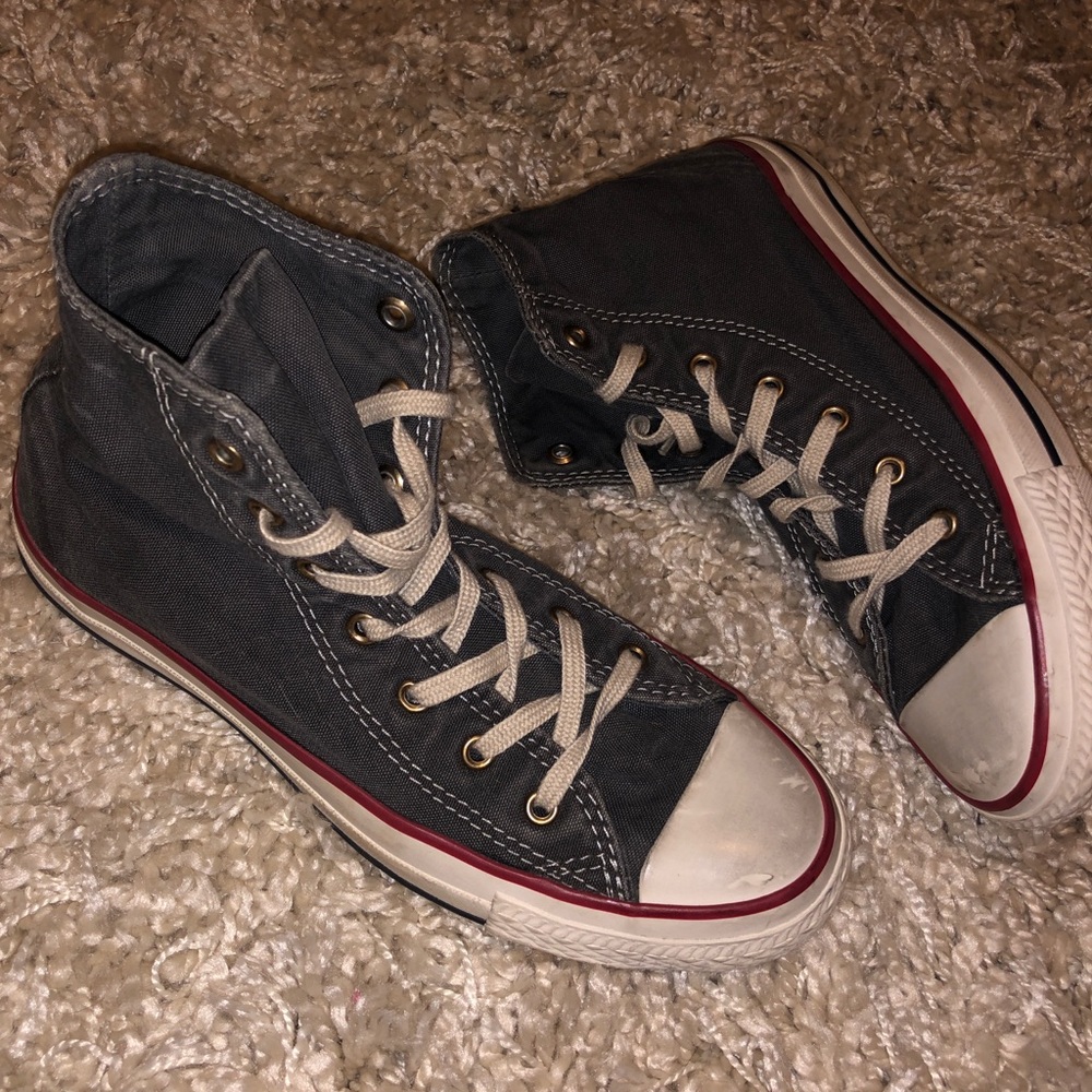 Women’s Grey High Top Converse